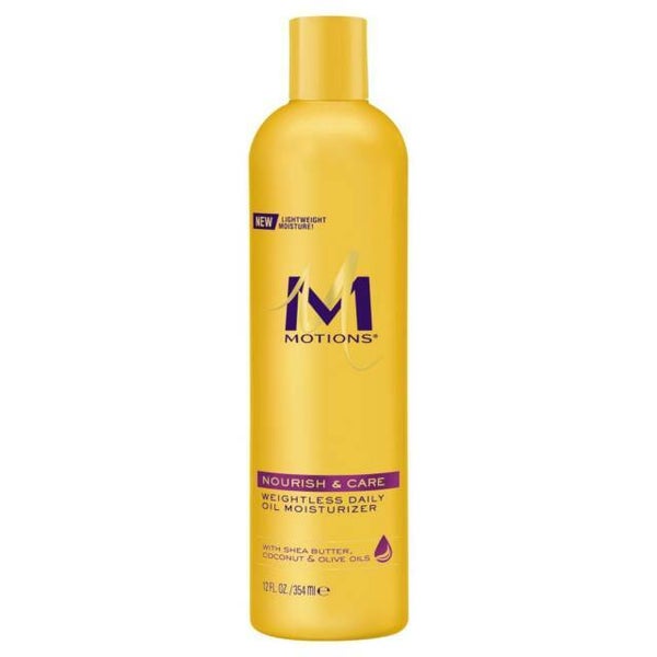 Motions Weightless Daily Oil Nourish & Restore Moisturizer With Sea Butter, Argan & Coconut Oil (355ml)