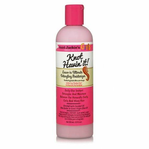 Aunt Jackie's Curls & Coils Girls Knot Havin' It! Leave-In Ultimate Detangling Moisturizer 12oz