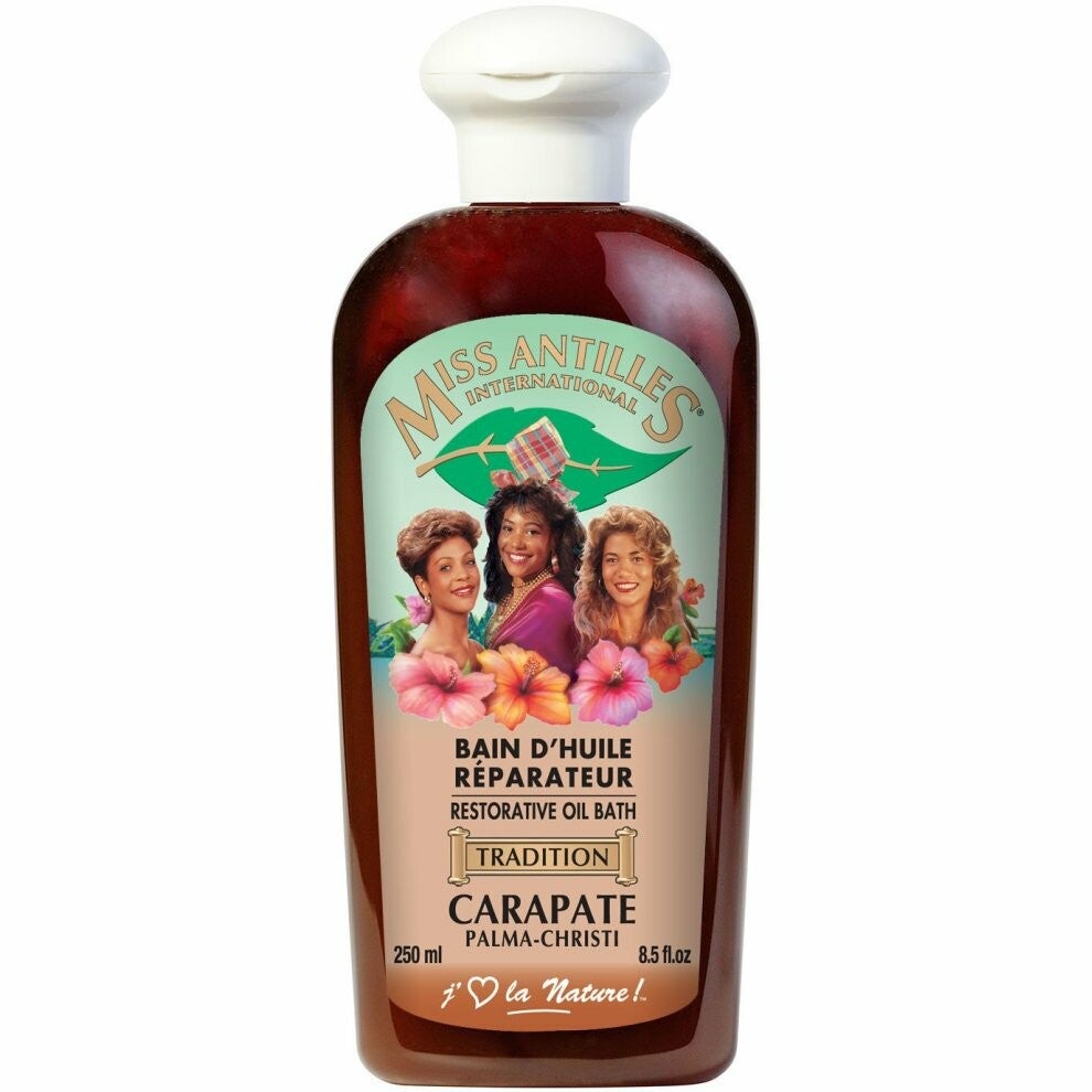 Miss Antilles International Bain D'Huile Réparateur Restorative Oil Bath Carapate Palma-Christi (250ml)
