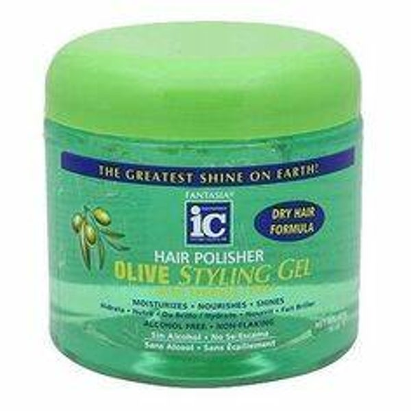 Fantasia IC Hair Polisher Olive Styling Gel 20.OZ