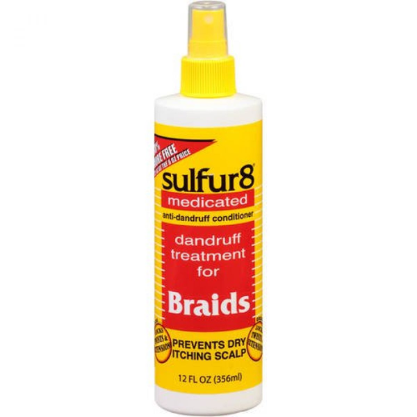 Sulfur8 Medicated Dandruff Treatment for Braids 12oz