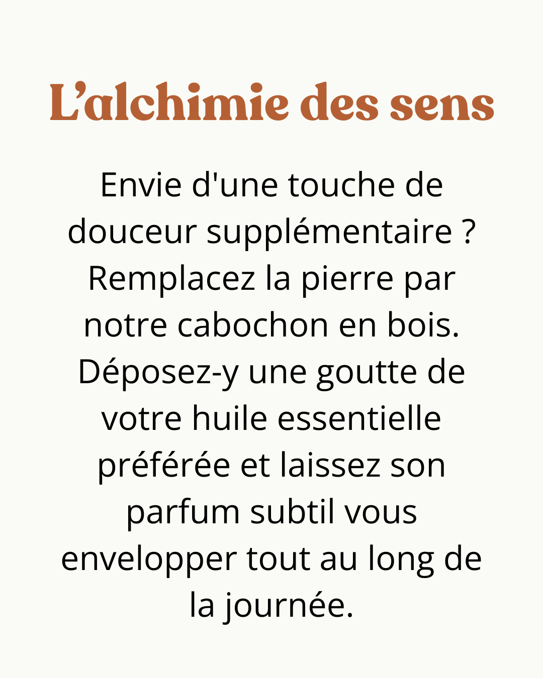 Le collier Omaïna olfactif