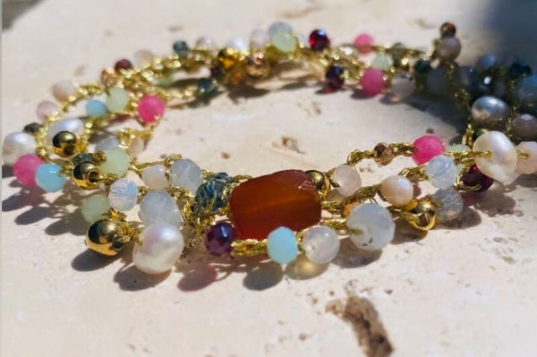 Ketting / Wikkelarmband Lani