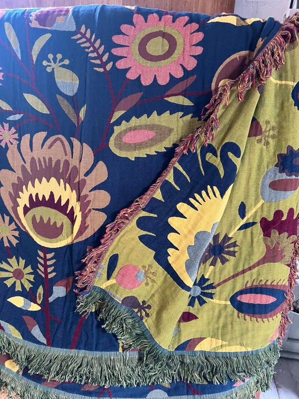 Dubbel Geweven Boho Deken