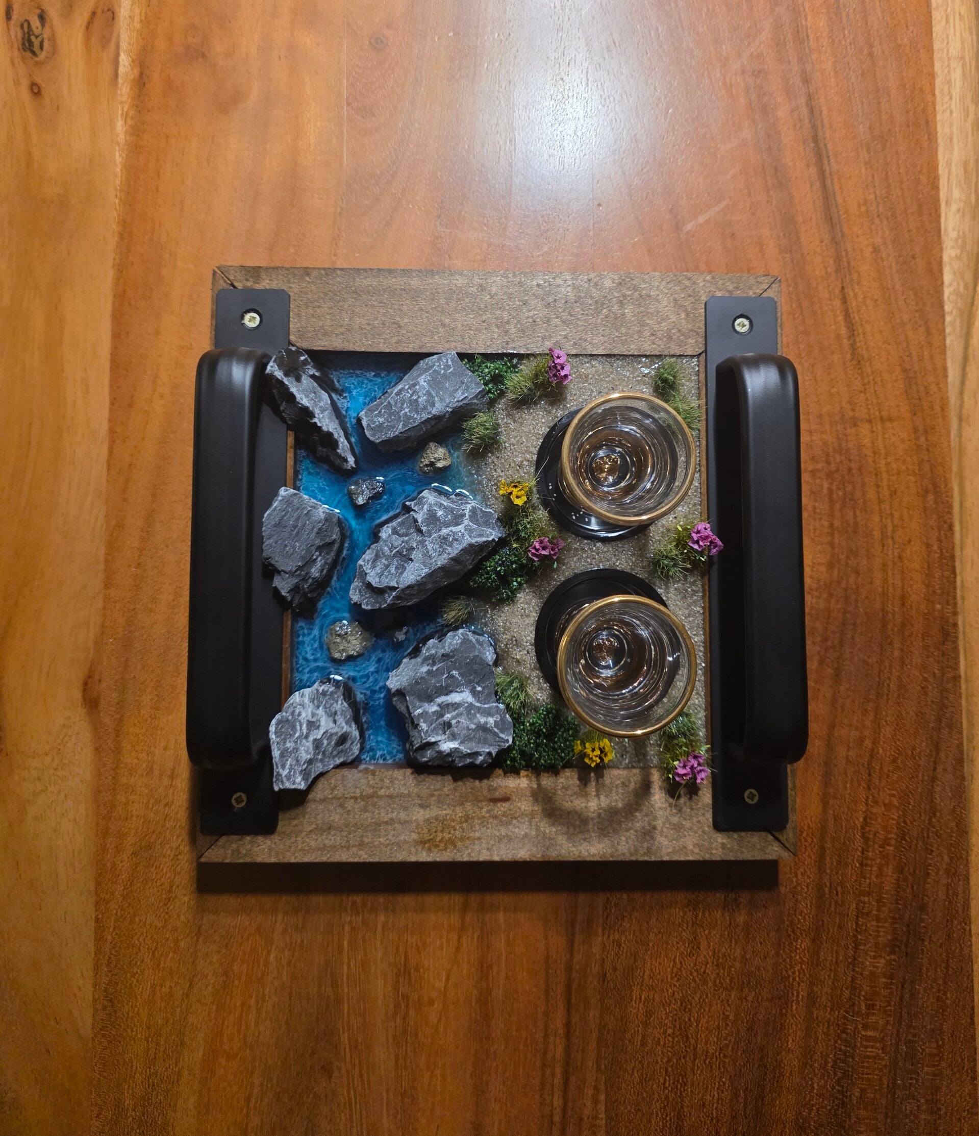 Epoxidharz Shotgläser Set Alpendesign 1