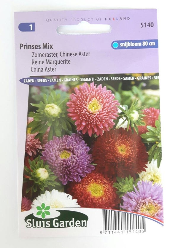 Aster Prinses Mix (Zomeraster)