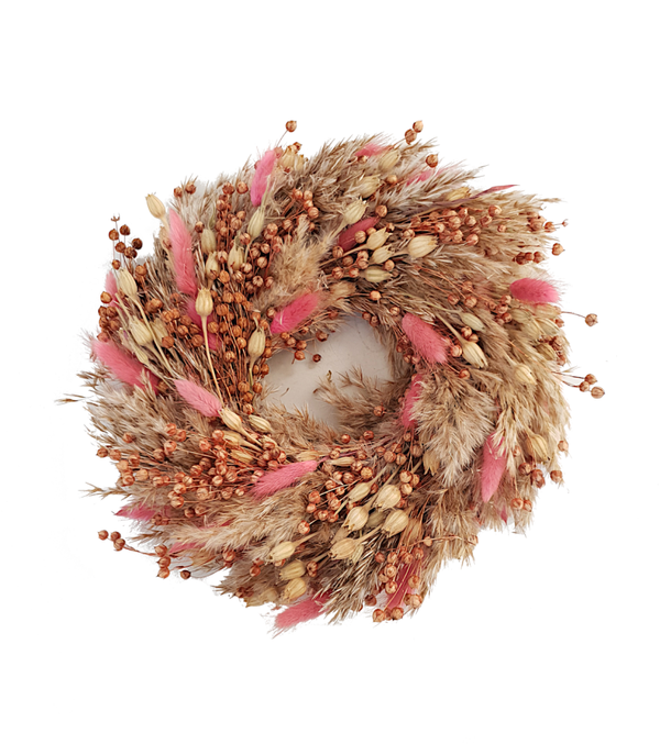 Krans rama oud roze | Ø30cm