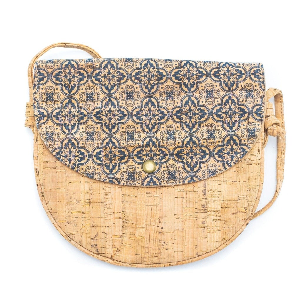 Compacte Kurk Crossbody Tas – Vegan Schoudertas met Natuurlijk Design