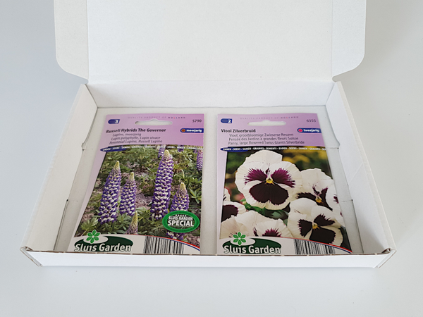 Bloemzaadjes cadeaupakketje (2 zakjes) Vanaf €3,50