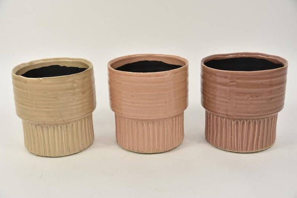 Pot naturel Ø14cm | Set van 3