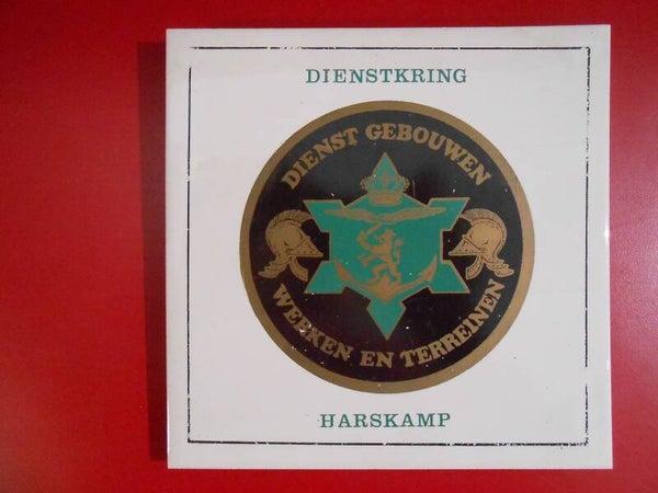 Tegeltje Dienstkring DGW&T Harskamp