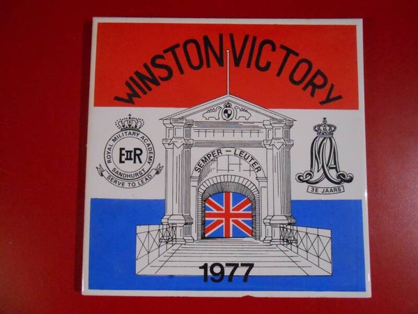 Tegeltje Winston Victory 3e Jaars KMA