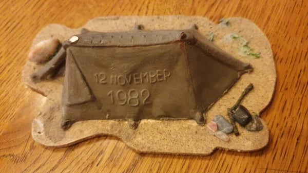 Miniatuur pup-tent