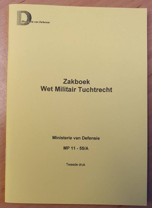 MP 11-55/A, Zakboek Wet Militair Tuchtrecht