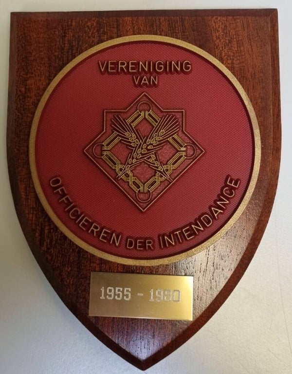 Schildje Vereniging Officieren Intendance 1955-1980