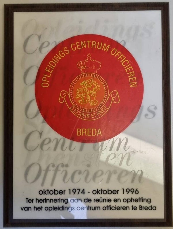 Schildje Opleidings Centrum Officieren Breda