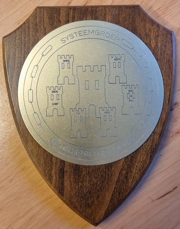 Schildje Systeemgroep Bevodienst goederen