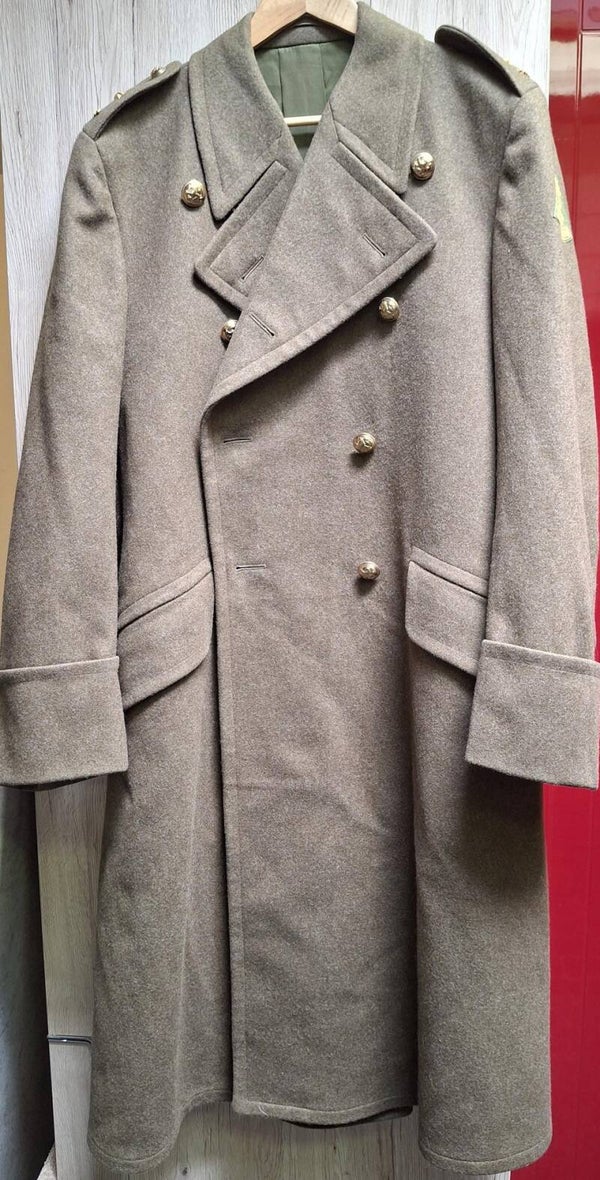 Winterjas, KL, legergroen, oud model