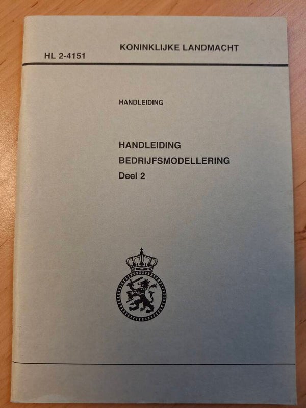 HL 2-4151, Handleiding bedrijfs moddelering, Deel 2