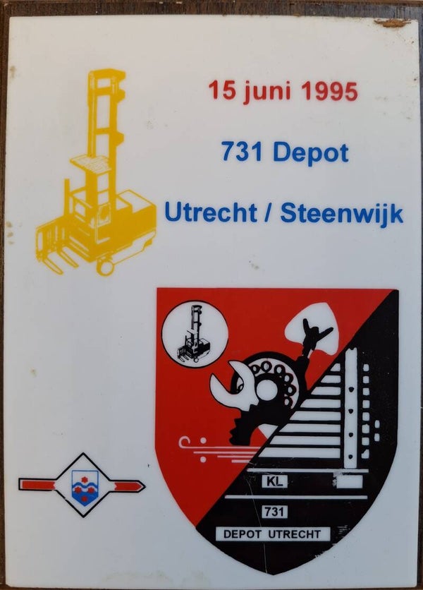 Schildje 731 Depot Utrecht/Steenwijk, 15 juni 1995