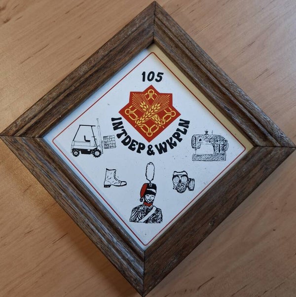 Tegeltje 105 Intdep & Wkpln