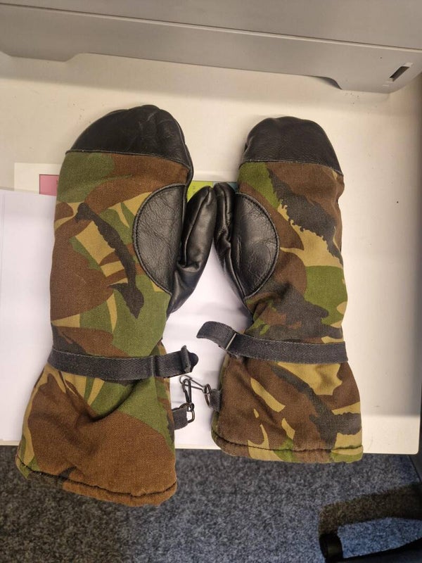 Want-handschoen Winter Camouflage maat 9