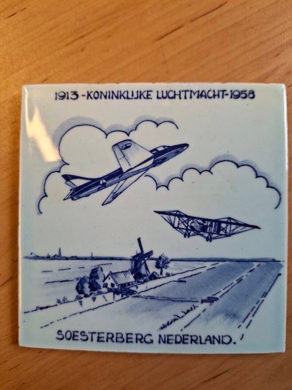 Tegeltje 1913 - Koninklijke Luchtmacht - 1958