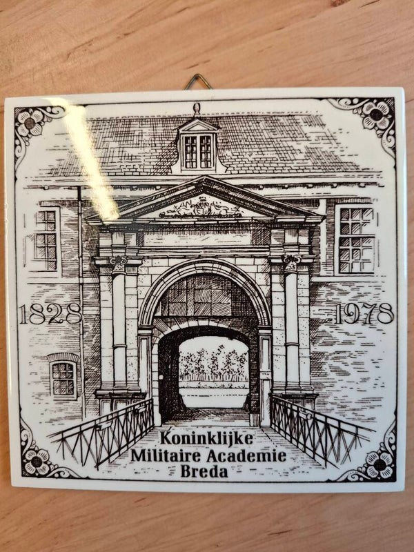 Tegeltje Koninklijke Militaire Academie Breda
