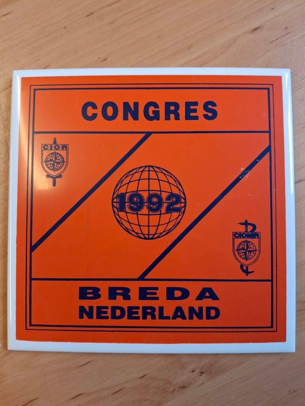 Tegeltje CKIOR Congres Breda Nederland