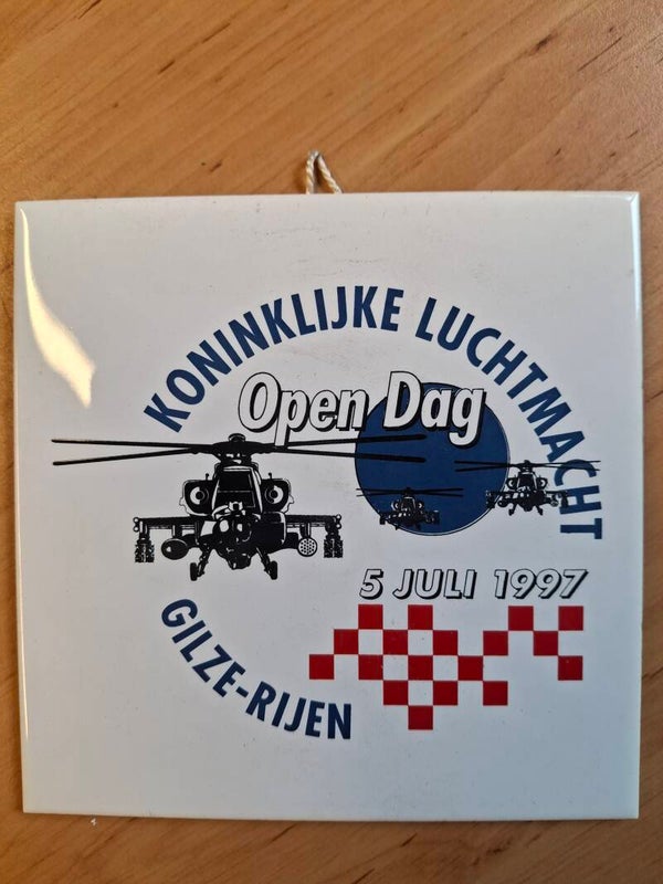 Tegeltje Open Dag Koninklijke Luchtmacht 5 juli 1997