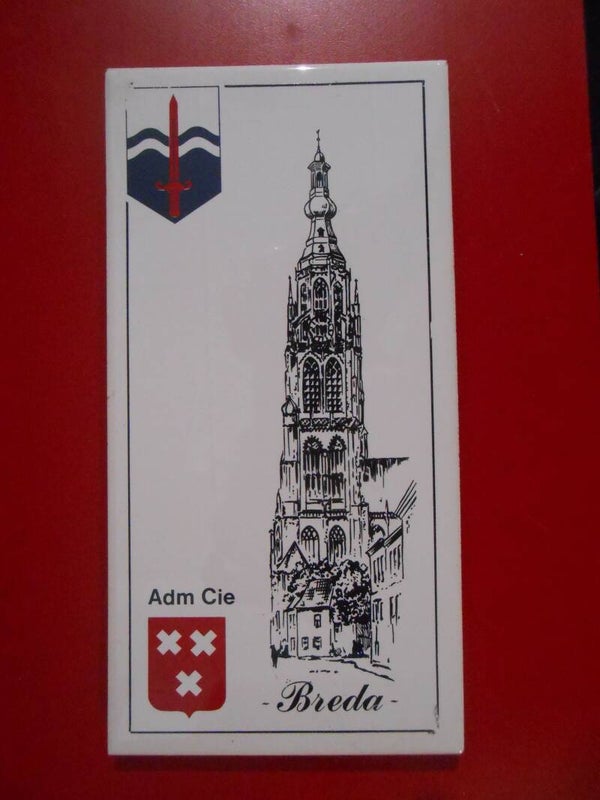 Tegeltje Administratieve Compagnie Breda