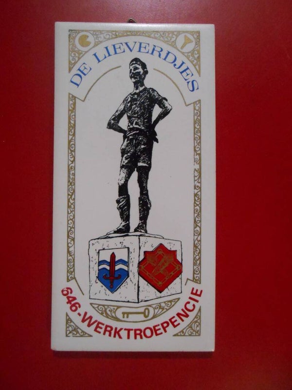 Tegeltje 646 Werktroepen Compagnie "De Lievertjes"