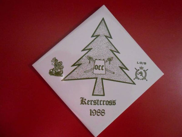 Tegeltje OCC Kerstcross 1988