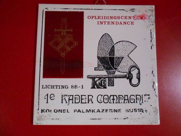 Tegeltje Opleidings Centrum Intendance 1e Kader Compagnie