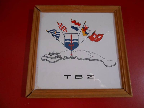 Tegeltje Territoriaal Bevelhebber Zuid