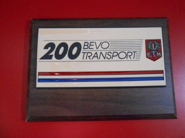 Schildje 200 Bevoorradings- & Transport Bataljon (geel)