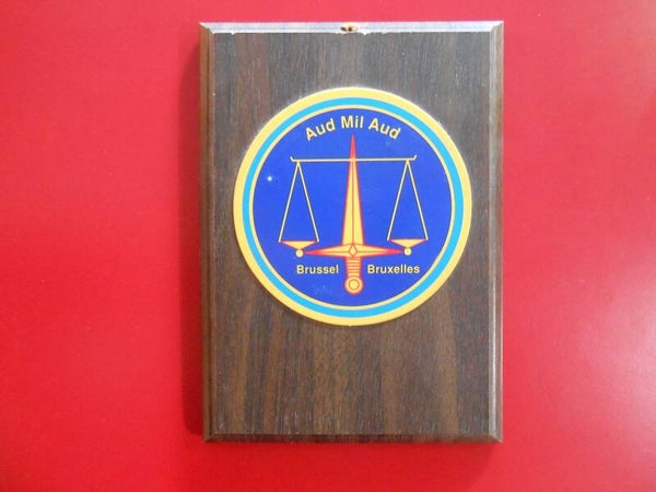 Schildje Mil Aud Brussel
