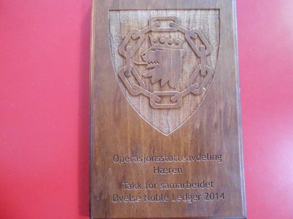 Schildje Stotte Avdeling, Ovelse Noble Ledger 2014