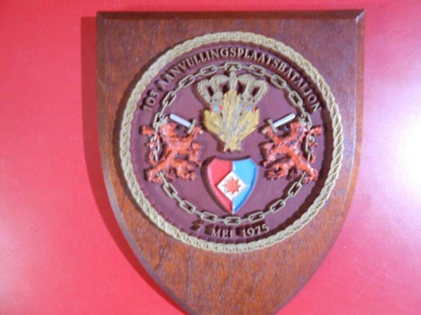 Schildje 103 Aanvullingsplaats Bataljon 7 mei 1975