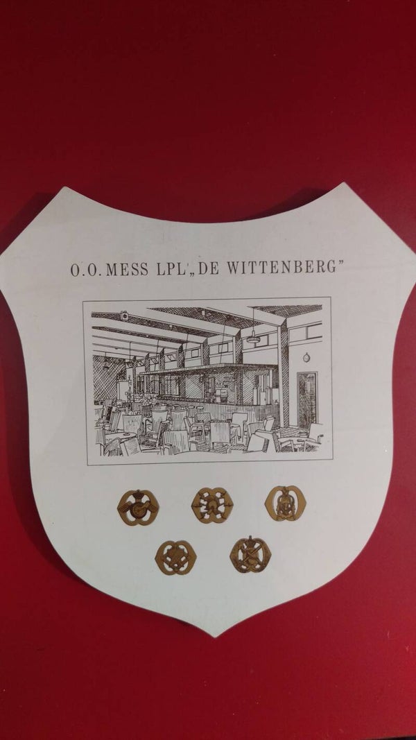 Schildje OO-Mess Lpl. Wittenberg