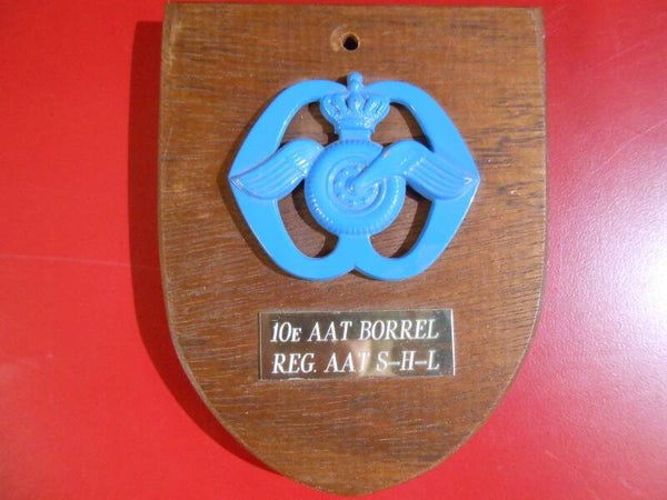 Schildje 10e AAT Borrel Regiment AAT S-H-L