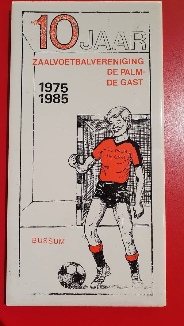 Tegeltje 10 Jaar Zaalvoetbal Vereniging De Palm-De Gast 1975-1985