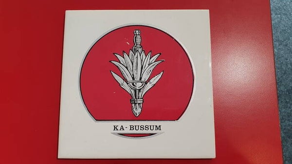 Tegeltje Korps Administratie Bussum