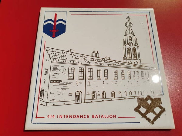 Tegeltje 414 Intendance bataljon