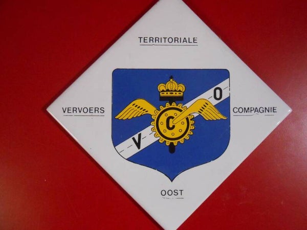 Tegeltje Territoriaal Vervoers Compagnie Oost