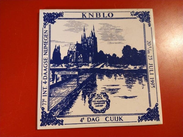 Tegeltje 4 daagse Nijmegen 4e dag Cuijk