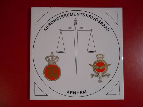 Tegeltje Krijgsraad Arnhem