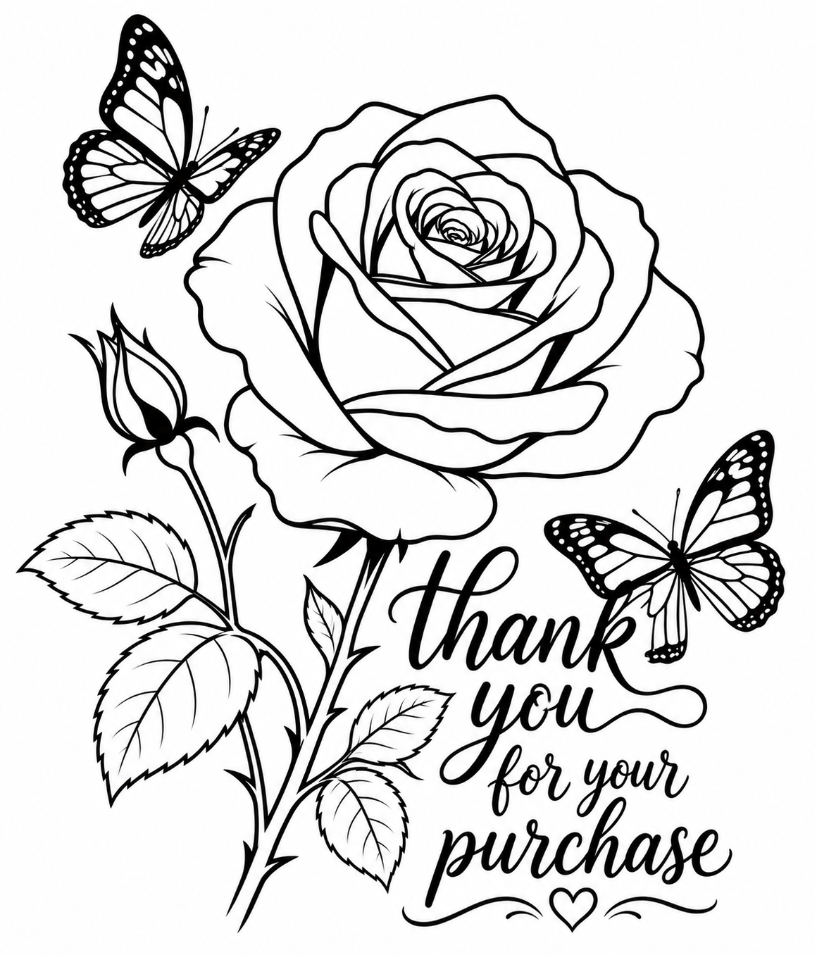 Handmade 50 count “Thank You So Much” 2x2 Stickers