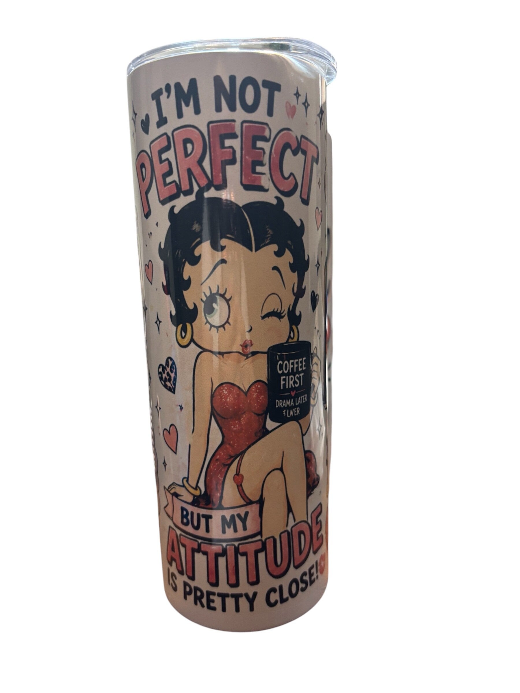 Betty Boop Tumbler - 20oz Stainless Steel