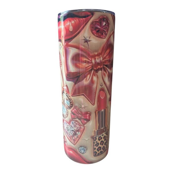 Glam Beauty Tumbler - 20oz Stainless Steel